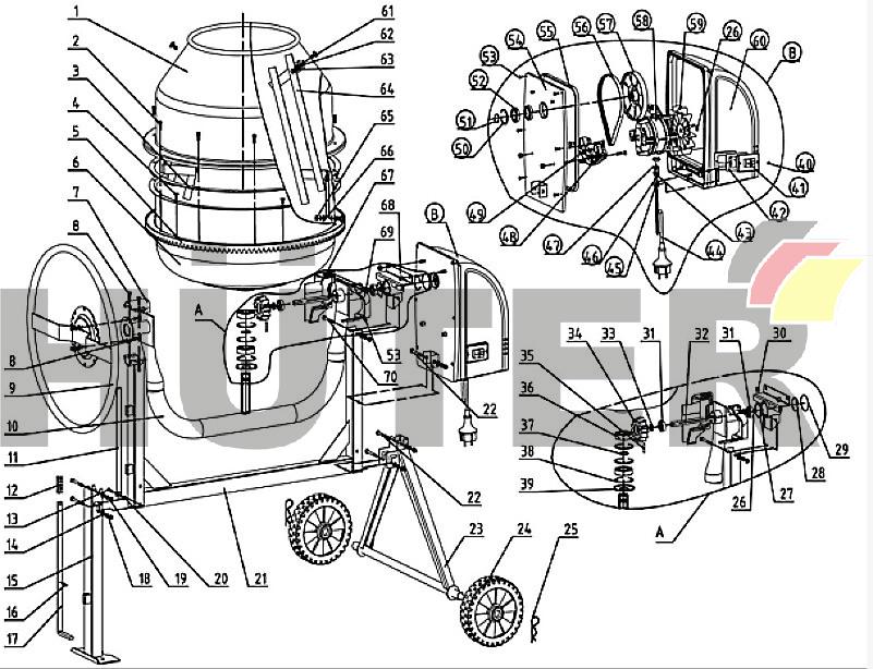 БМ-180-200 Вихрь (c EVL7) EVL 74/1/5